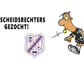 Scheidsrechters gezocht